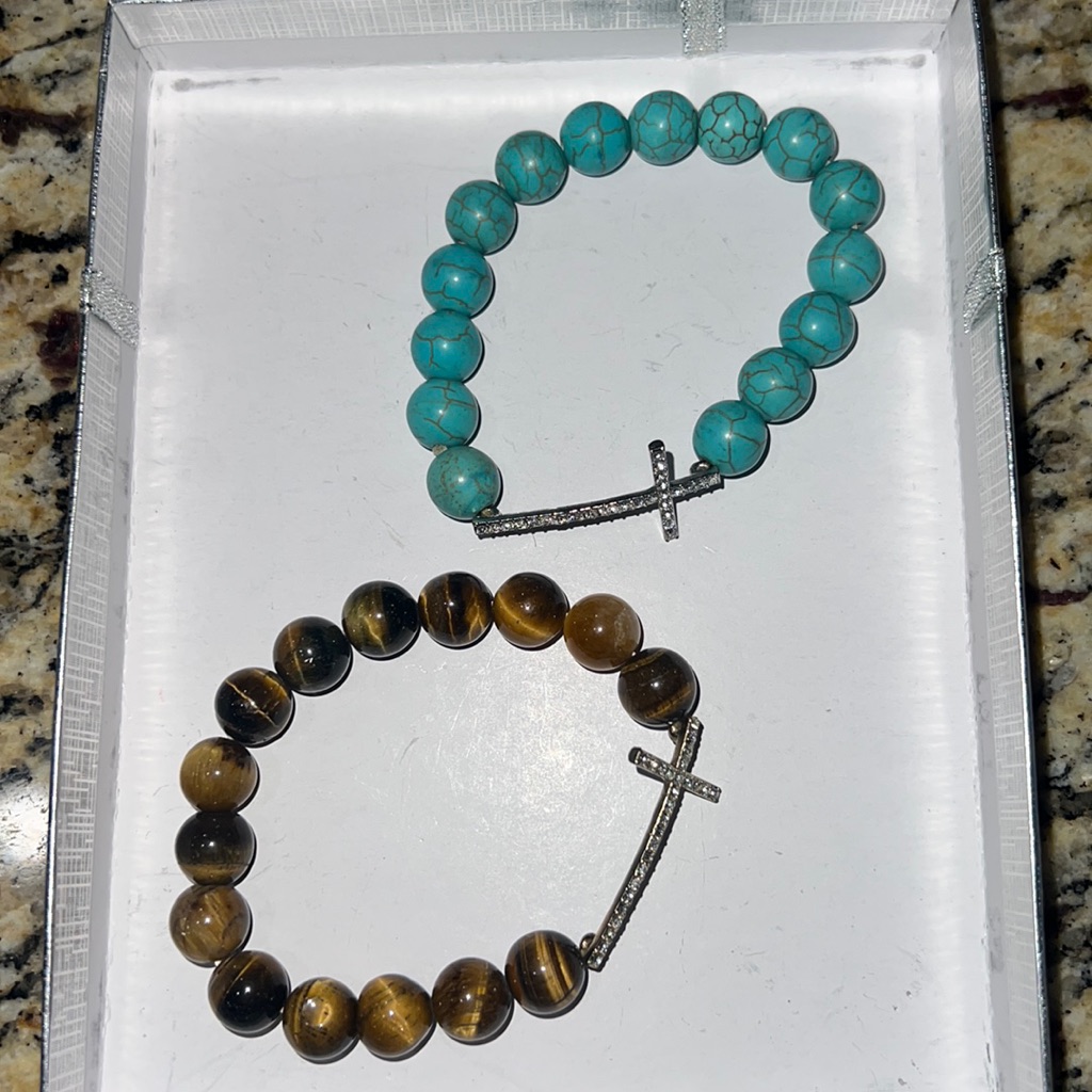 Two Cross Bracelets